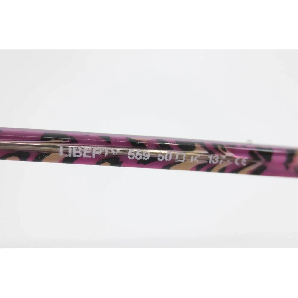 Lafont Issy & La Liberty 559 Eyeglasses Brown Purple Leopard France 50-14-137